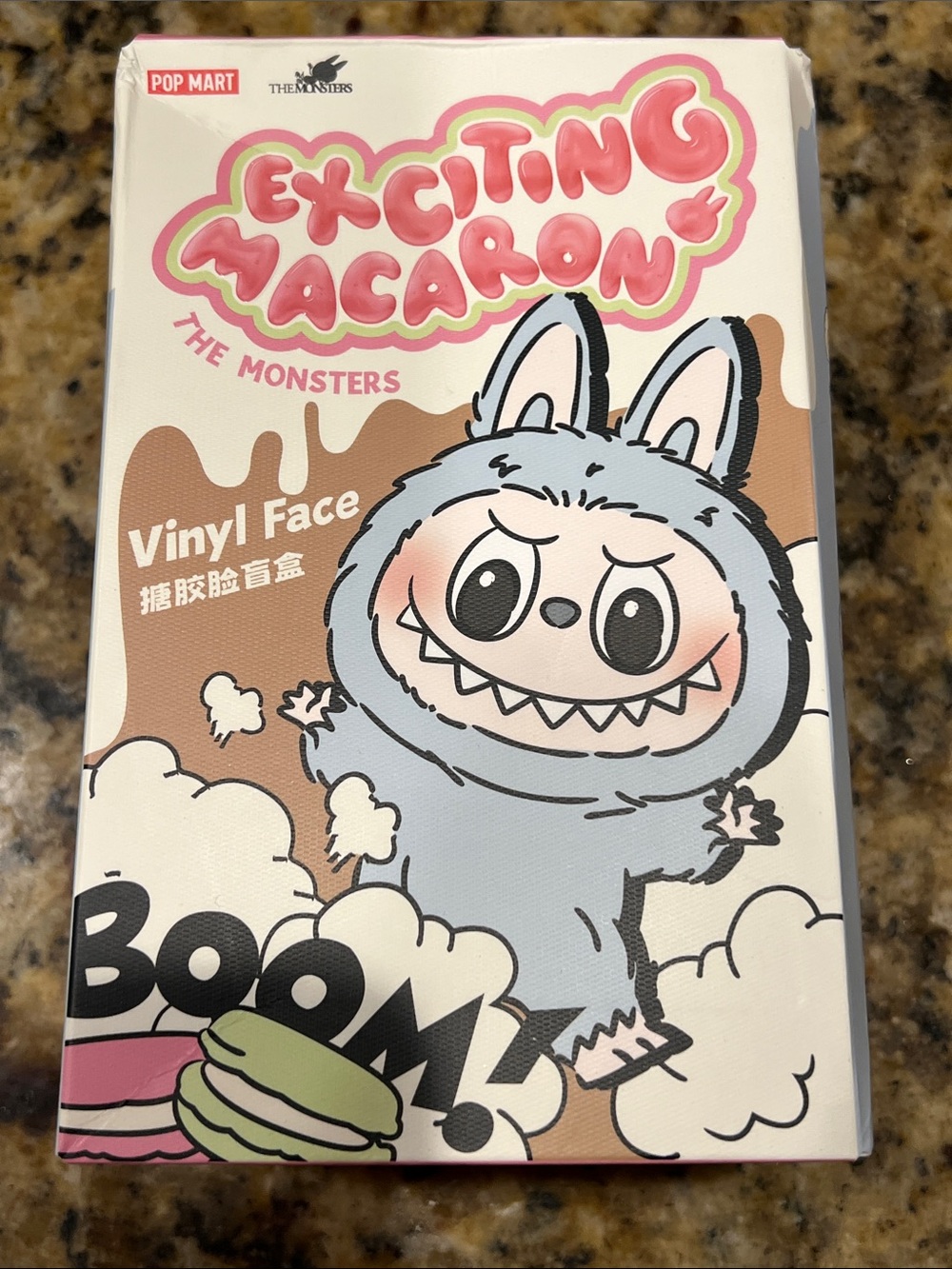 POP MART Exciting Macaron The Monsters Vinyl Face Box NIB